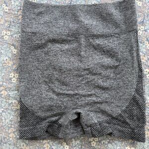 Gray Women's Butt Lifting Biker Shorts